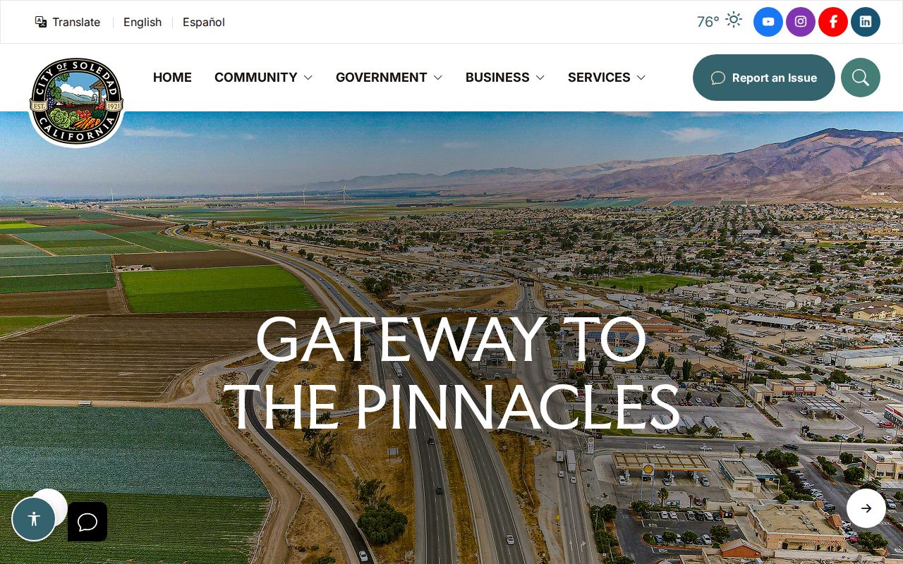 Soledad people search City Clerk records request page